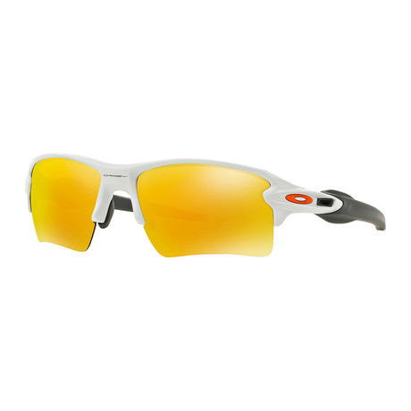 Oakley Flak® 2.0 Xl Sunglasses // Polished White Frames + Fire Iridium Lenses