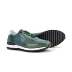 Italo Low Top Sneaker // Deco Green + Blue (Euro: 47)