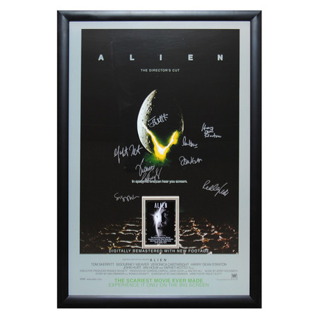 Signed Movie Poster // Alien