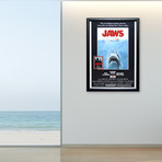 Framed + Autographed Poster // Jaws