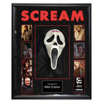 Framed + Autographed Mask Collage // Scream
