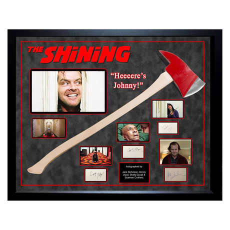 Framed + Autographed Collage // The Shining