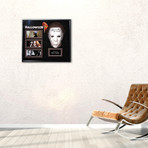 Framed + Autographed Mask Collage // Halloween