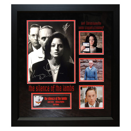 Framed + Autographed Collage // The Silence of the Lambs
