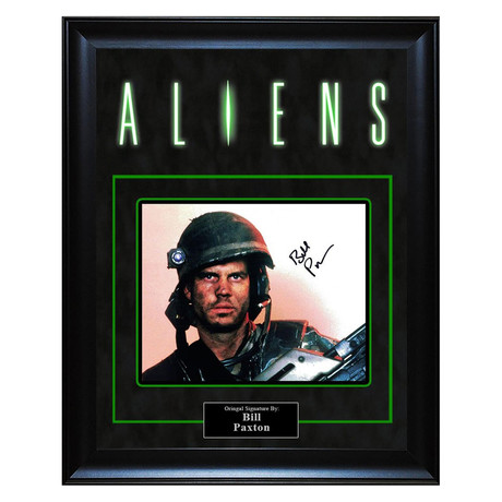Framed + Autographed Artist Series // Aliens // Bill Paxton