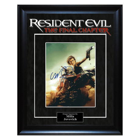 Framed + Autographed Artist Series // Resident Evil