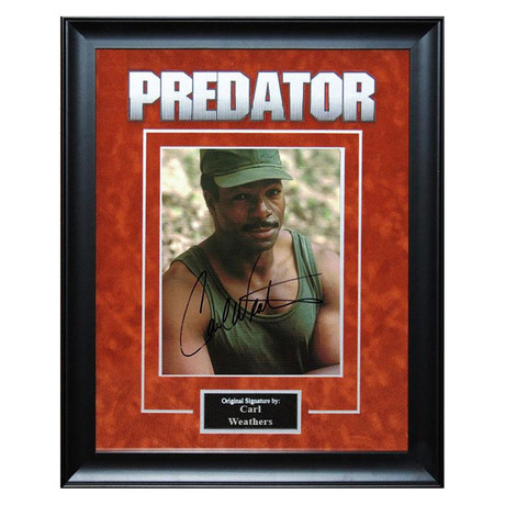 Framed + Autographed Artist Series // Predator