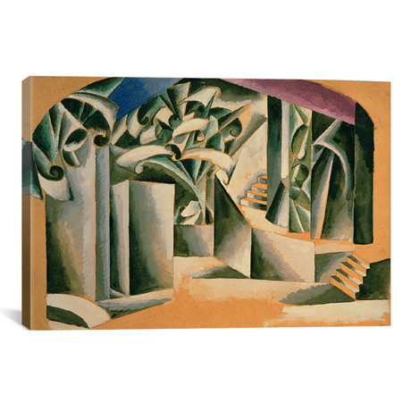 Stage design for William Shakespeare's play 'Romeo and Julie // Lyubov Popova (18"W x 26"H x 0.75"D)