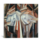 Cubist Head // Alexander Bogomazov // 1914 (37"W x 37"H x .75"D)
