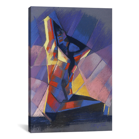 Cubistic Nude VI // Corné Akkers (26"W x 18"H x 0.75"D)