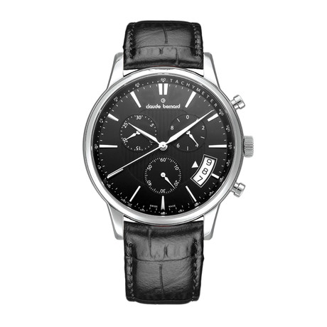 Claude Bernard Chronograph Quartz // 01002.3.NIN