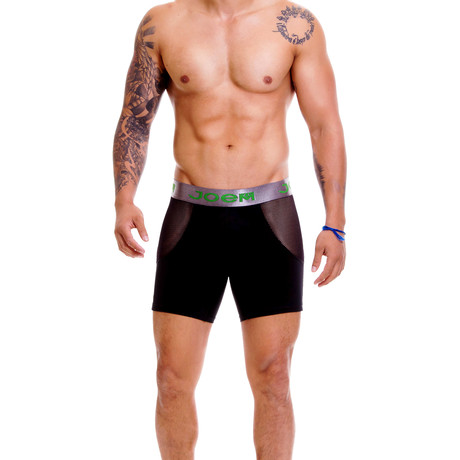 Boxer Mesh Shorts // Black (S)