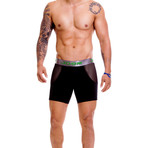 Boxer Mesh Shorts // Black (S)