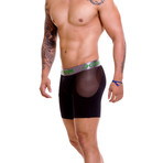 Boxer Mesh Shorts // Black (XL)