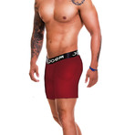 Boxer Mesh Shorts // Red Wine (S)