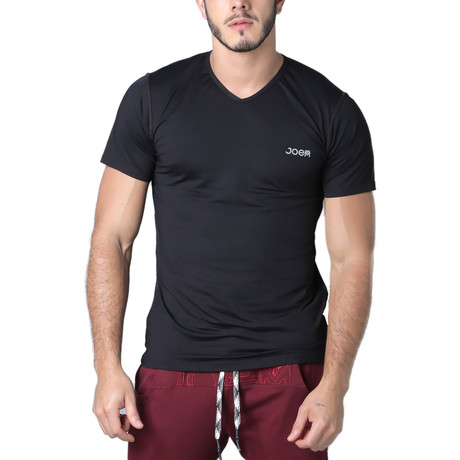 Sport V-Neck T-Shirt // Black (S)