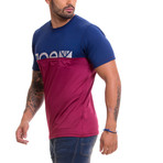 Sport T-Shirt // Red Wine + Dark Glue (XL)