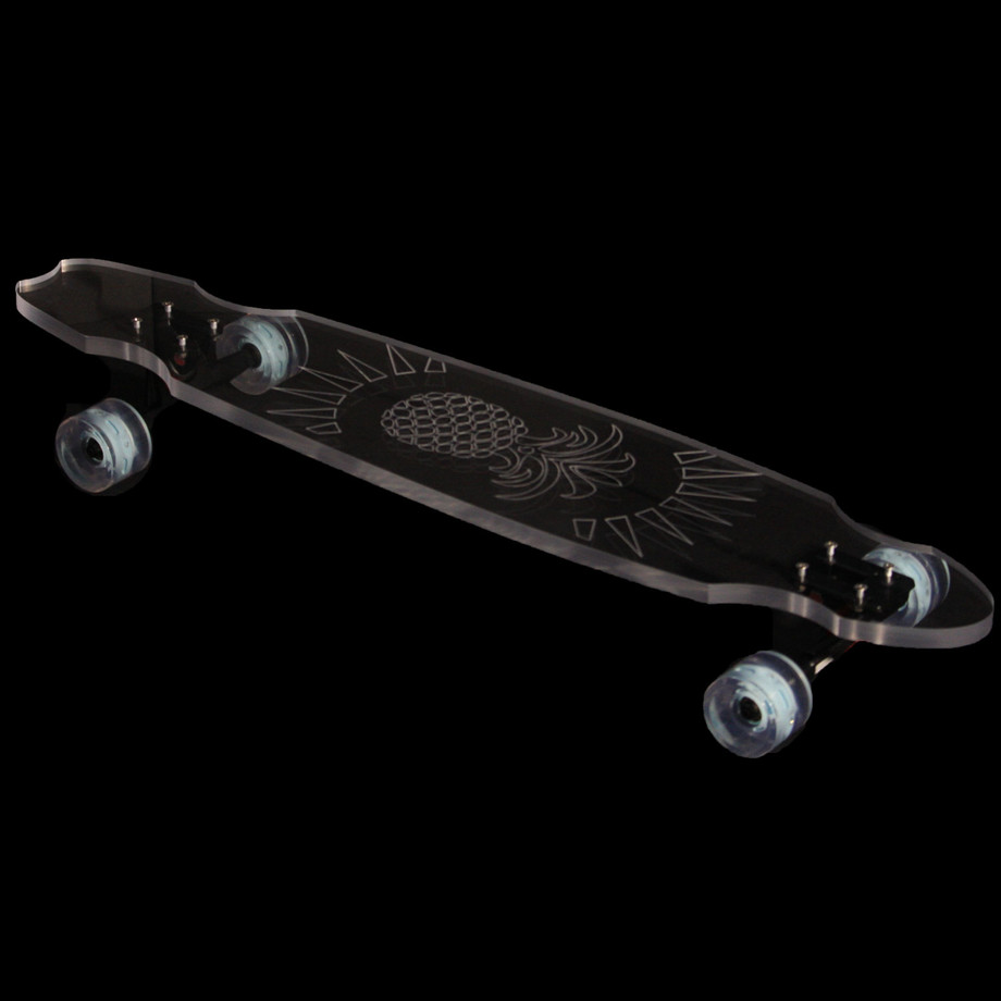 Ghost Long Board - Transparent LED Skateboards - Touch Of Modern