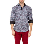 Nick Long-Sleeve Button-Up Shirt // Black (XS)