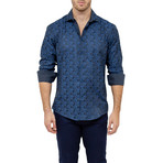 Remus Button-Up Shirt // Navy (S)