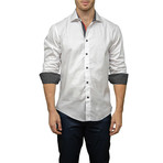 Alex Button-Up Shirt // White (L)