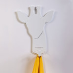 Clothes Hanger // Giraffe // White