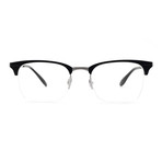 Ray-Ban // Unisex Metal Optical Frame // Top Shiny Black On Silver