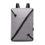 Minimalistic Travel Laptop Backpack // Light Gray