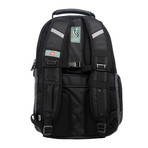 Tennman Laptop Backpack // Black + Gray