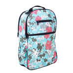 Accra Laptop Backpack // Teal Floral Print