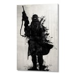 Post Apocalyptic Warrior // Aluminum Print (16"W x 24"H x 1.5"D)