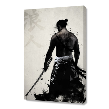 Ronin // Stretched Canvas (16"W x 24"H x 1.5"D)