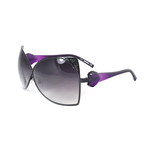 Women's DL0039-08B Sunglasses // Black + Purple