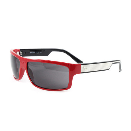 Vincent Men's Sunglasses // Red + Gray