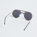 ALGORITHM SUNGLASSES // GOLD + MIRROR