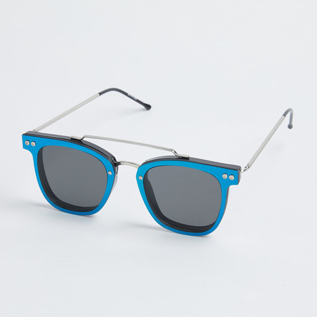 FTL 1 Sunglasses // Green + Black + Blue