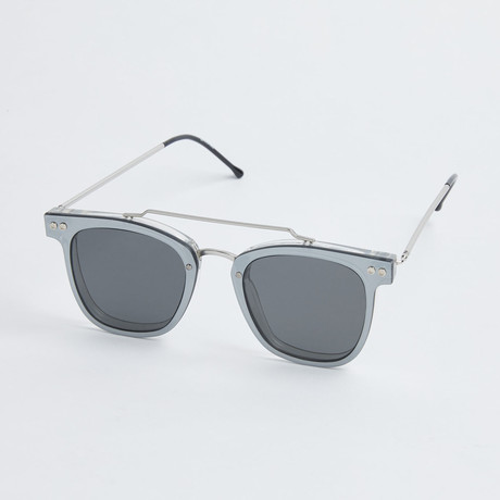 FTL 1 Sunglasses // Clear + Black