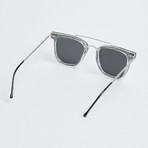 FTL 2 Sunglasses // Clear + Silver Mirror