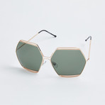 Hype Sunglasses // Gold + Black