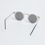 Machina Sunglasses // Silver + Silver Mirror