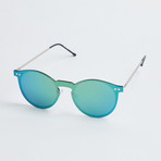 ORPHIUS SUNGLASSES // SILVER + MIRROR
