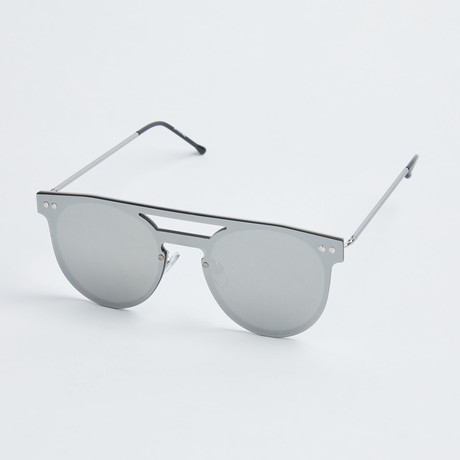 Prime Sunglasses // Silver + Silver Mirror