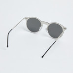 ORPHIUS SUNGLASSES // SILVER + MIRROR