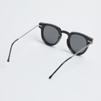 Sharper Edge 1 Sunglasses // Black + Silver Mirror