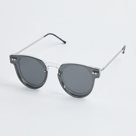 Sharper Edge 2 Sunglasses // Clear + Black