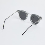 Sharper Edge 2 Sunglasses // Clear + Silver Mirror