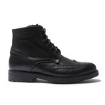 Alberto Wing Cap Derby Ankle Boot // Black (Euro: 40)