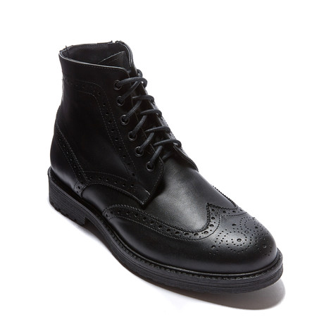 Alberto Wing Cap Derby Ankle Boot // Black (Euro: 40)
