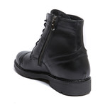 Toe Cap Derby Ankle Boot // Black (Euro: 42)