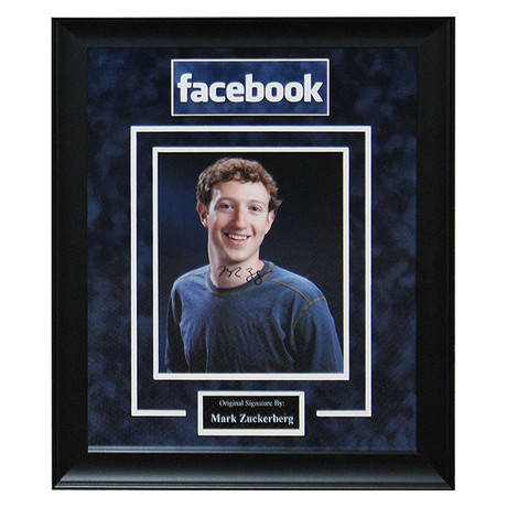 Signed Artist Series // Mark Zuckerberg